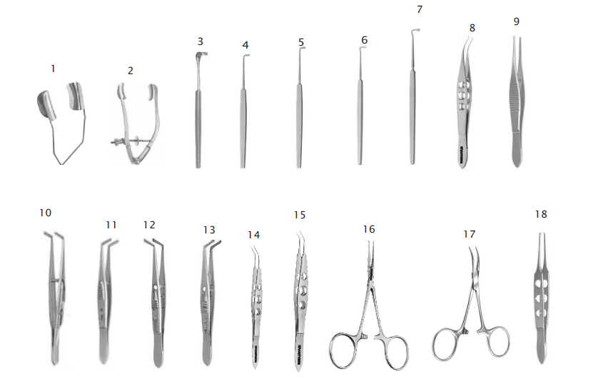 Microsurgery Muscle Set